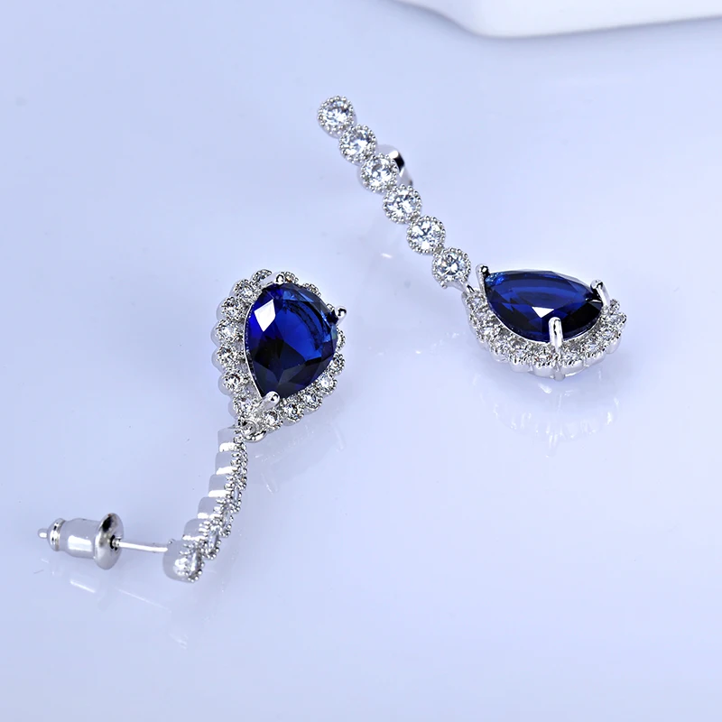 Женские длинные висячие серьги GAOLA роскошные ювелирные изделия с фианитом и