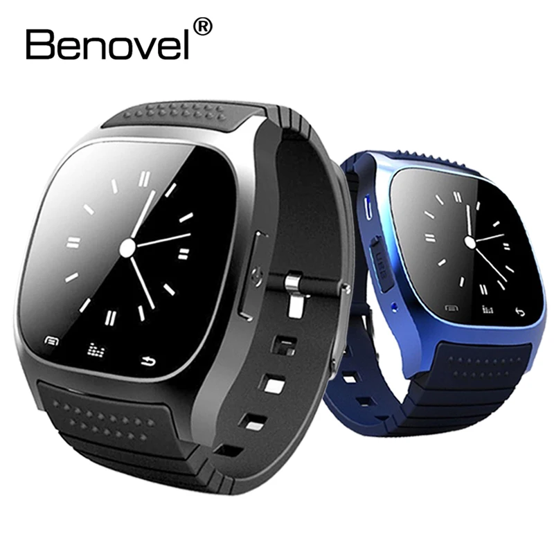 Benovel Bluetooth Smart часы M26 наручные Smartwatch с набор SMS напомнить музыка шагомер для Android
