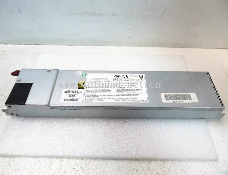 100% рабочий Сервер питания Для PWS-721P-1R 720 Вт полностью протестирован | Компьютеры и