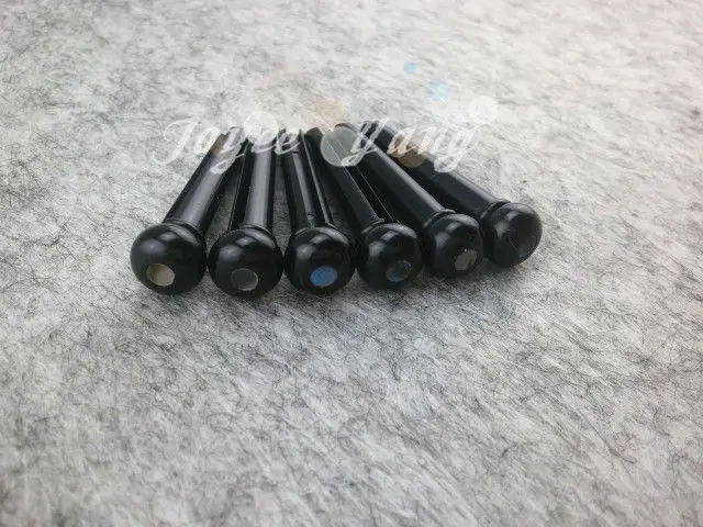 2 Sets of Alice Acoustic Guitar Bridge Pins Ivory/Black With Celluloid Shell Dot Free Shipping Wholesales | Спорт и развлечения