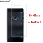 Защитное стекло для Nokia 3, закаленное стекло для Nokia 3, Защита экрана для Nokia 3, защитная пленка из фольги, защитная пленка