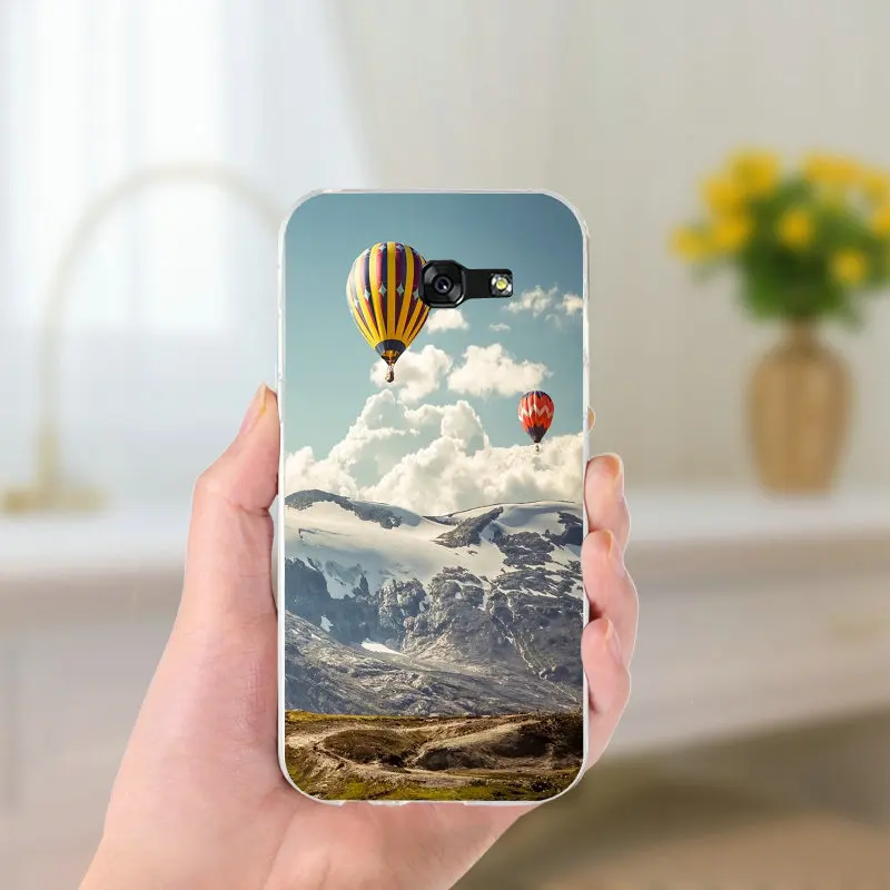 Летающий шар огня Мягкие TPU кремния телефон чехлы для samsung Galaxy A3 A5 A7 2016 2017 Core 8262 850