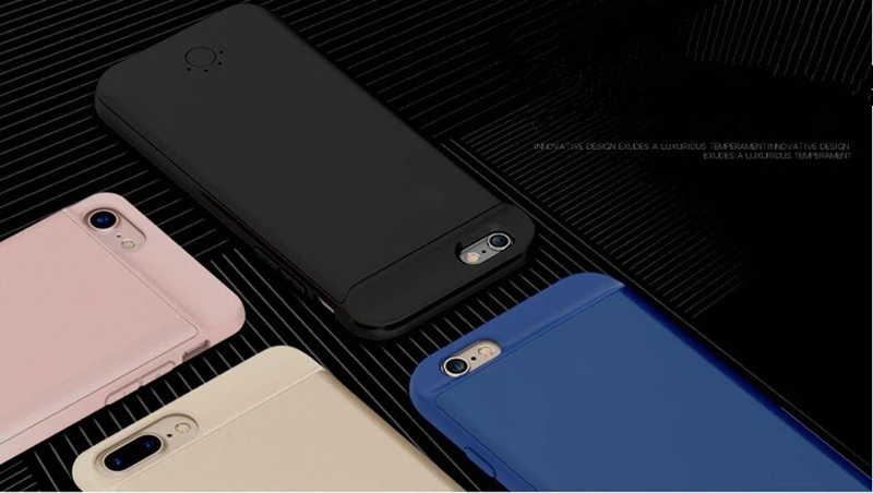 Портативный внешний аккумулятор для iPhone 8, 7, 6, 6S Plus, магнитные Чехлы для зарядки аккумуляторов, чехлы для iPhone 6, 6 S, 7, 8, чехол для внешнего зарядного устройства