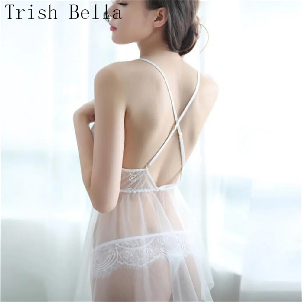 

Lace transparent Camisole Ultrathin Cicada Pajamas Reveal Breast Hip sexy lingerie babydoll sexy underwear erotic lenceria porno