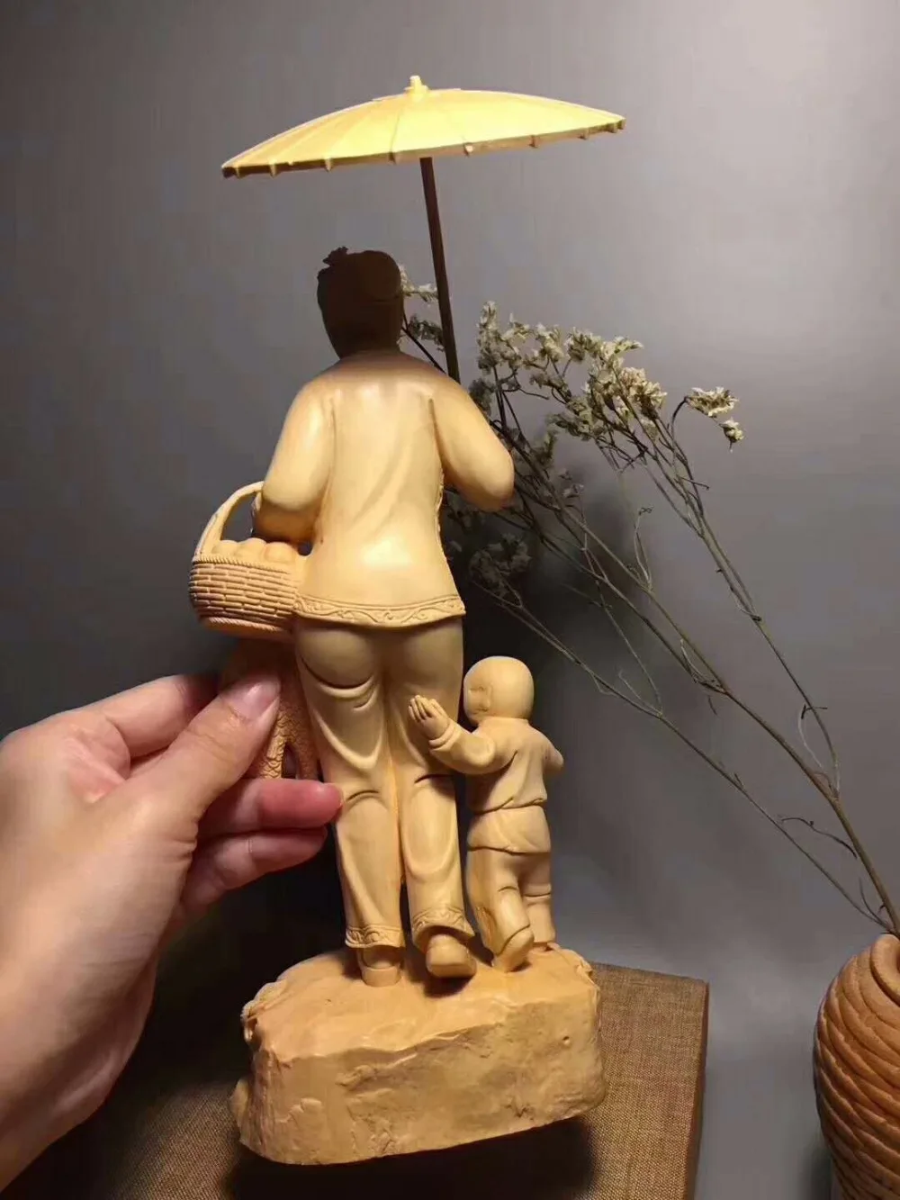 Boxwood carvings домашняя мебель ремесла народная таможня домашние жены девочки и
