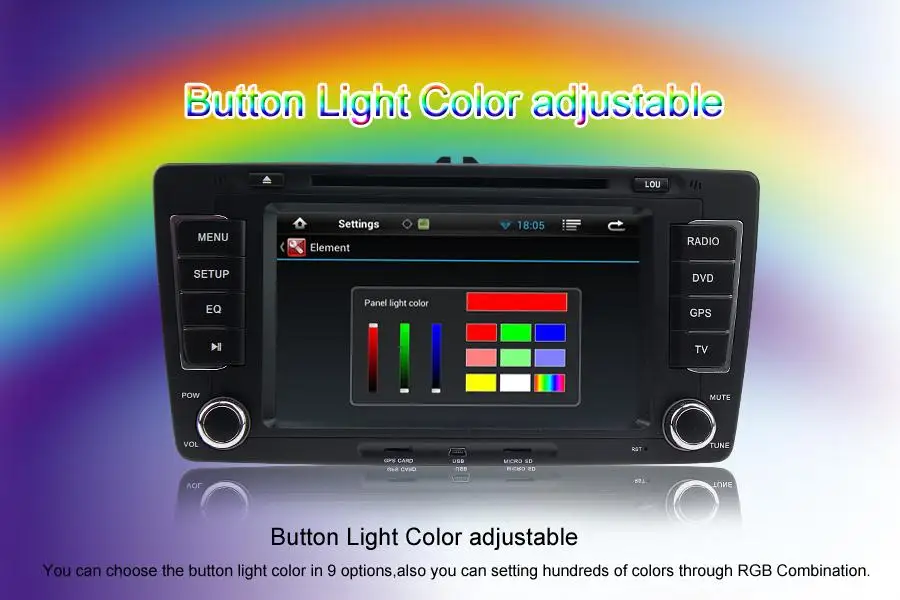 Автомобильный DVD-плеер 2 Din HD Android 8 1 7 дюймов для Skoda Octaiva 2013 Volkswagen с TF-картой ГБ и Canbus