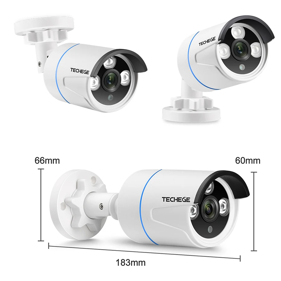 Techege 4CH CCTV система 720P HDMI аналоговая камера высокого разрешения видеонаблюдения