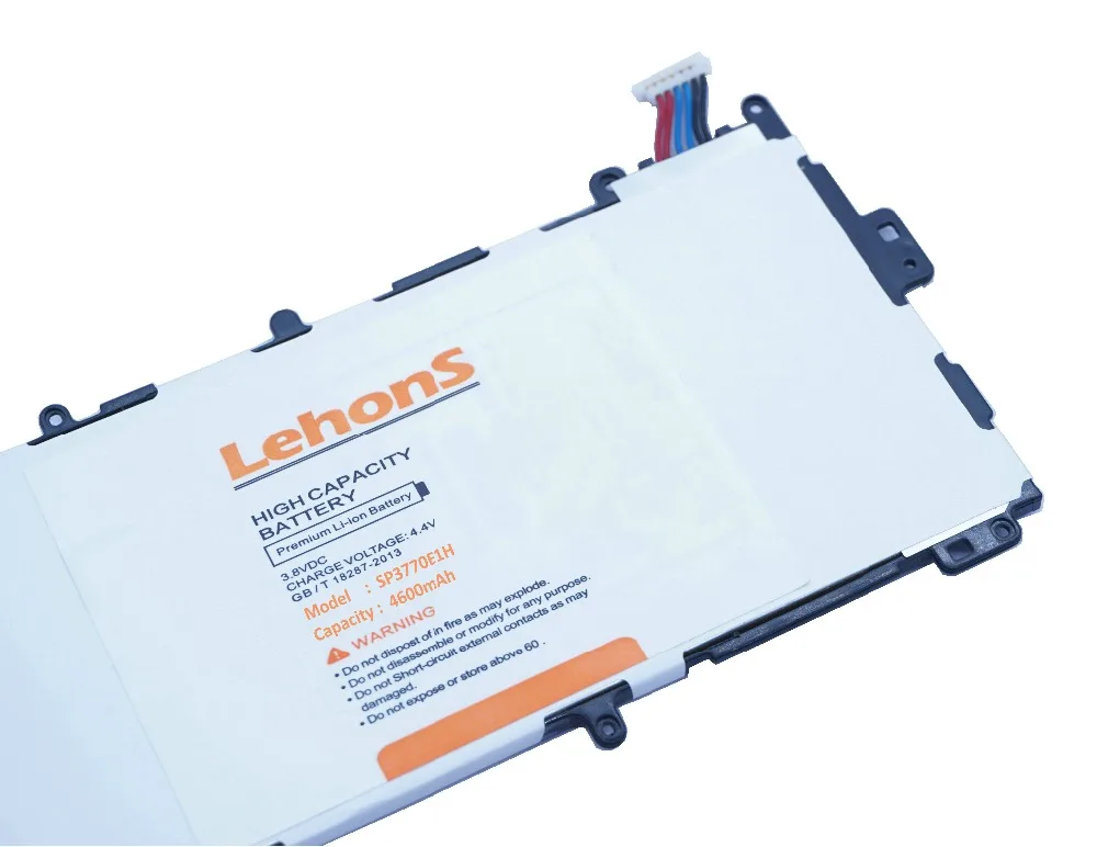 LehonS 1x Новый аккумулятор для планшета 4600 мАч Samsung Galaxy Note 8 0 3G Φ N5100 N5120 SP3770E1H Tab