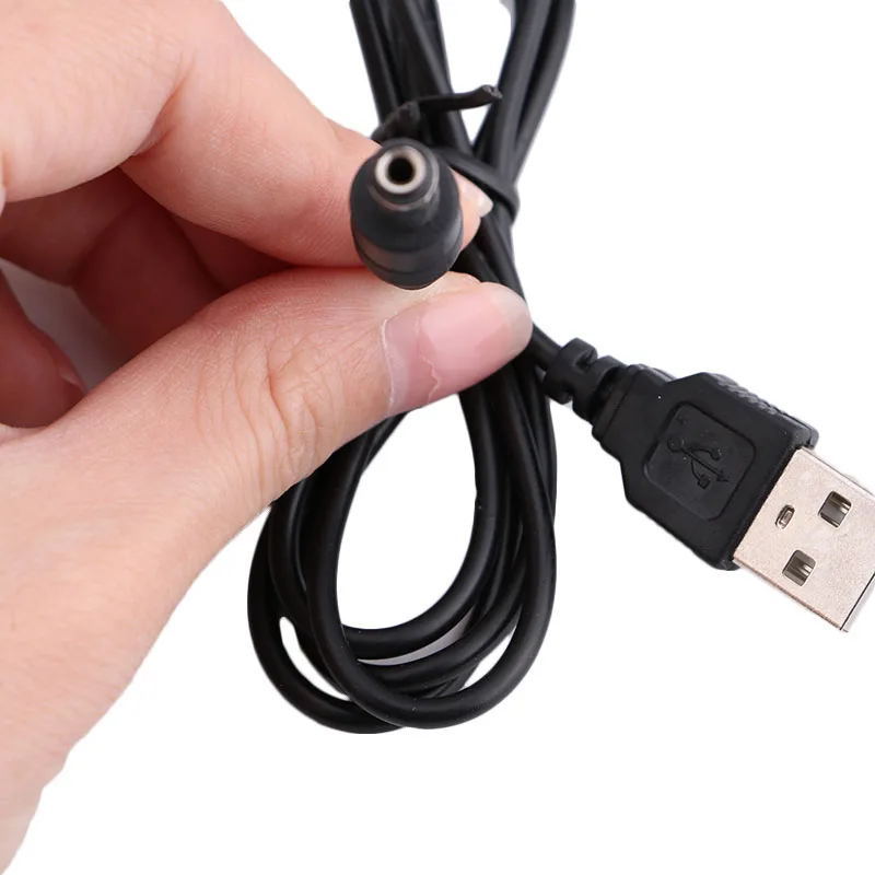 Новые товары черный штекер 1 м USB порт 5 мм/2 мм в постоянного тока | Безопасность и