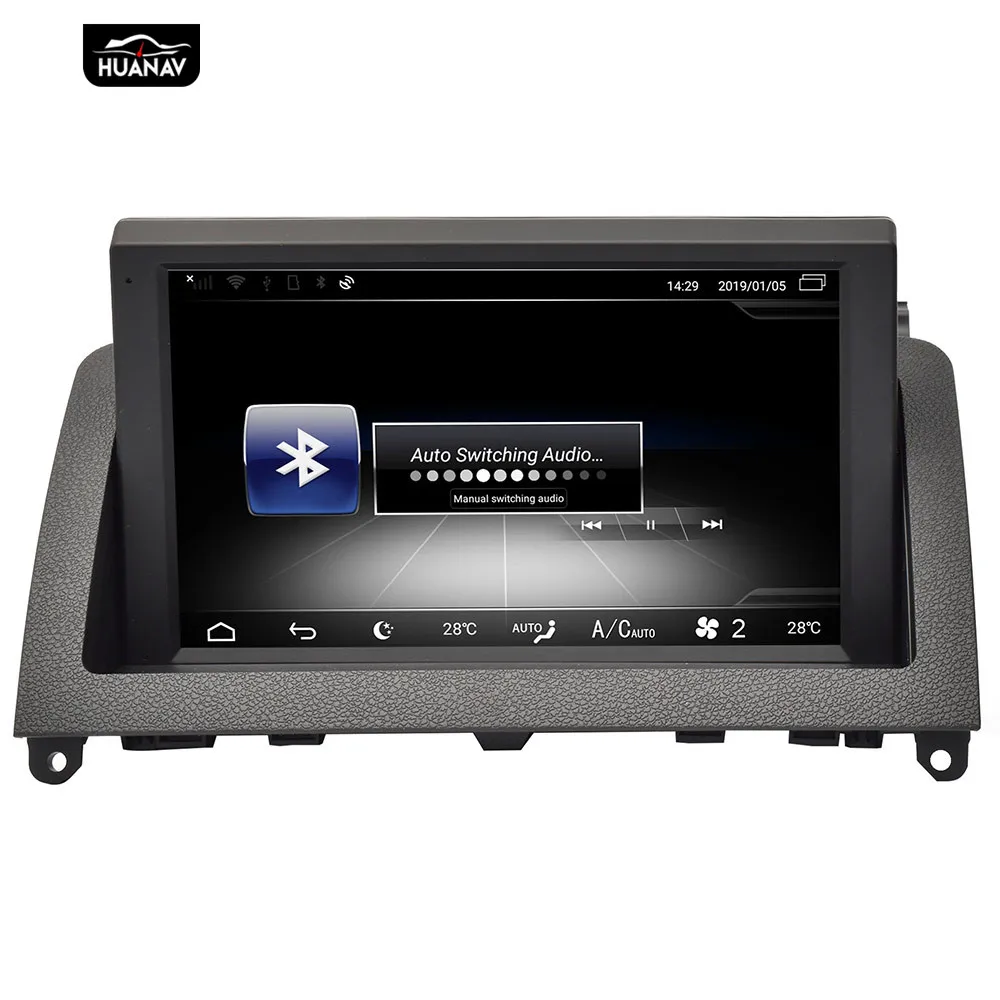 Android 9 автомобильный dvd-плеер gps навигация для Mecerdes Benz C-W204 2007-2011 Авто Радио Стерео Плеер Мультимедиа экран головное устройство