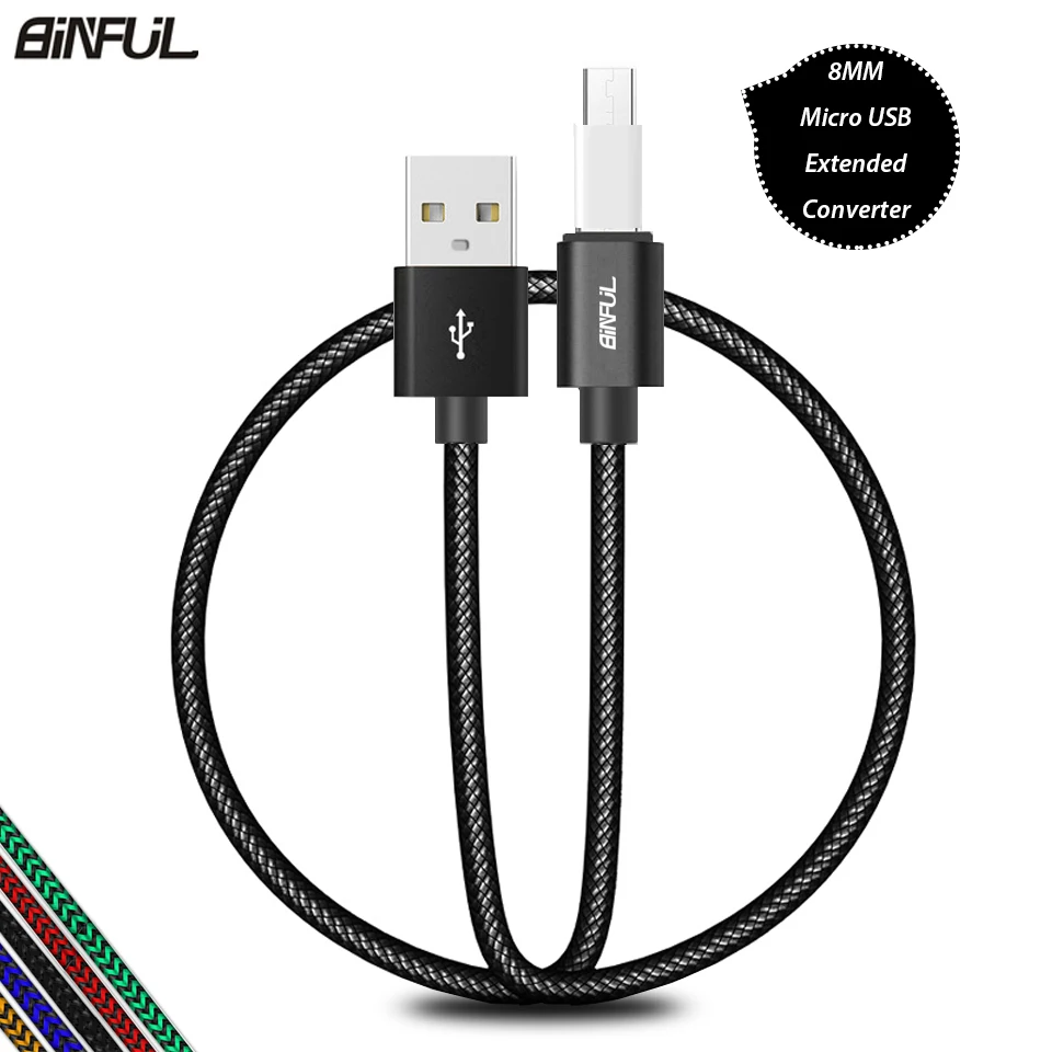 Короткое зарядное устройство Micro USB 25 см длиной 2 м/3 м с кабелем для Oukitel C8 Leagoo Kiicaa