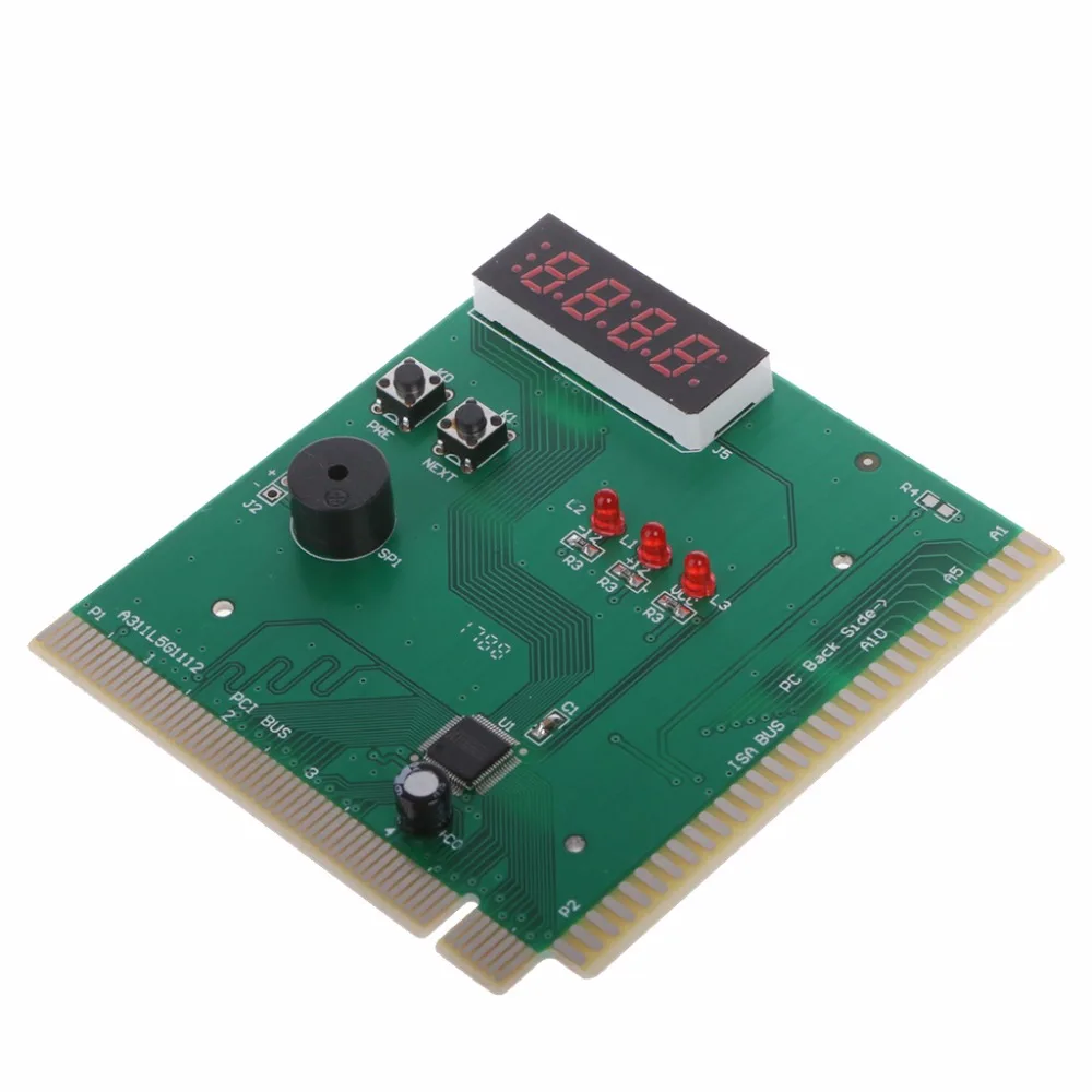 Анализатор материнской Платы PCI & ISA диагностическая карта с дисплеем 4 значный