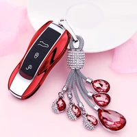 abs remote smart key cover fob case shell for porsche cayenne panamera 911 cayman boxster macan car styling