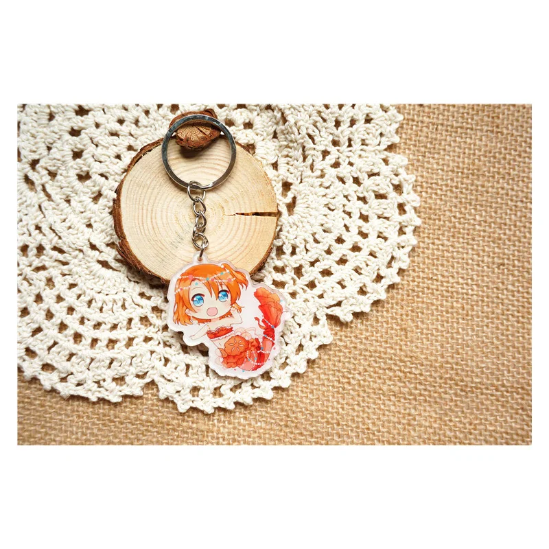 9 шт./компл. аниме брелок Love Live! Косплей Русалка Кодори Umi Maki Kawaii Подвеска Portachiavi