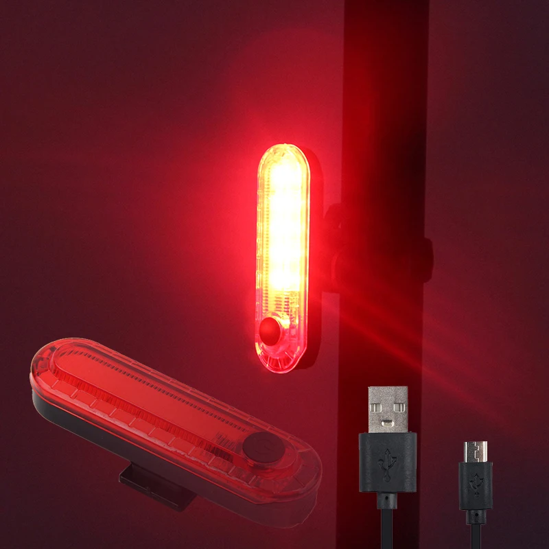 Велосипедный задний светильник, водонепроницаемый велосипедный фонарь, usb зарядка, задний светильник на руль, светодиодный сигнальный фонарь, безопасные здоровые детали для езды на велосипеде