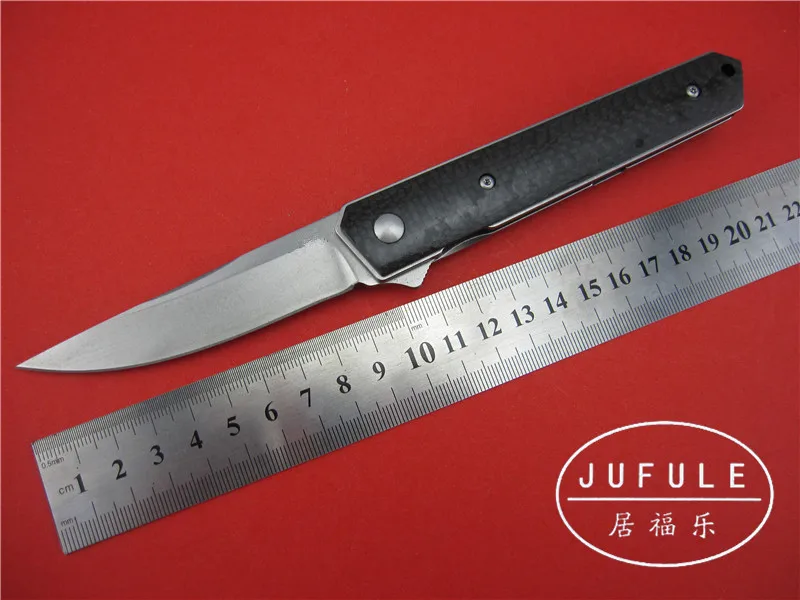 JUFULE YIDU Kwaiken шарикоподшипник Флиппер складной нож VG 10 лезвий титановое углеродное