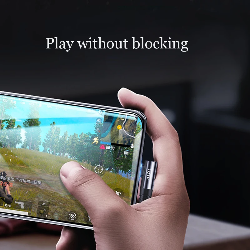TOTU 2.4A 90 градусов USB кабель для iPhone X зарядное устройство iphone xs 6 iPad L алюминий + TPC