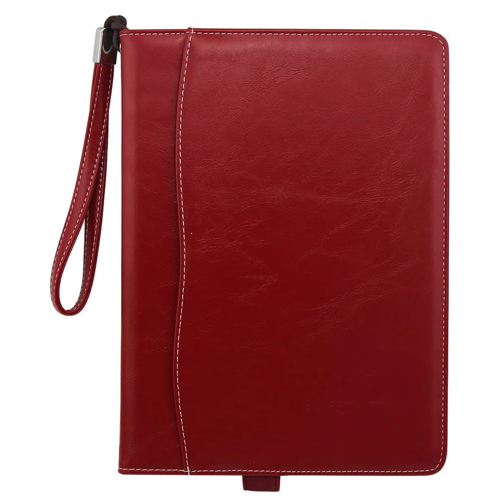 Red Чехол для планшета для iPad 9,7 Pro 9,7 дюймов Air 2 Air 1 чехол из искусственной кожи портфель полный корпус протектор флип чехол с подставкой - Цвет: Red