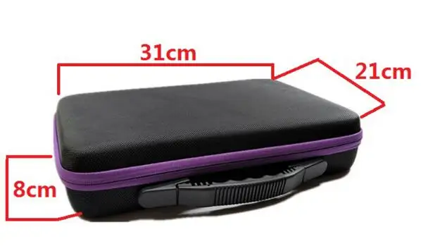 

Diamond embroidery diamond painting tool 60 Slots Adjustable Plastic Storage Carry Bag Holder Storage Handbag 60 Container box