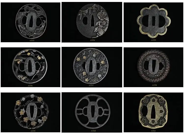 Аксессуары для японского самурайского меча-Сплав TSUBA (более 100 шт. на выбор) | Дом и