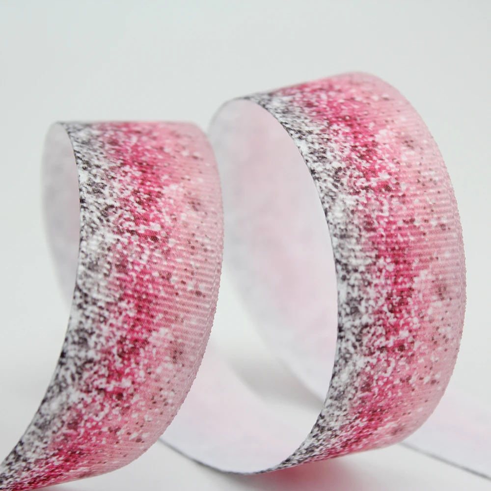 Горячая передача розовый синий градиент напечатаны 22 мм Grosgrain ленты набор 10 ярдов DIY ручной работы подарочная упаковка свадебные украшения ленты