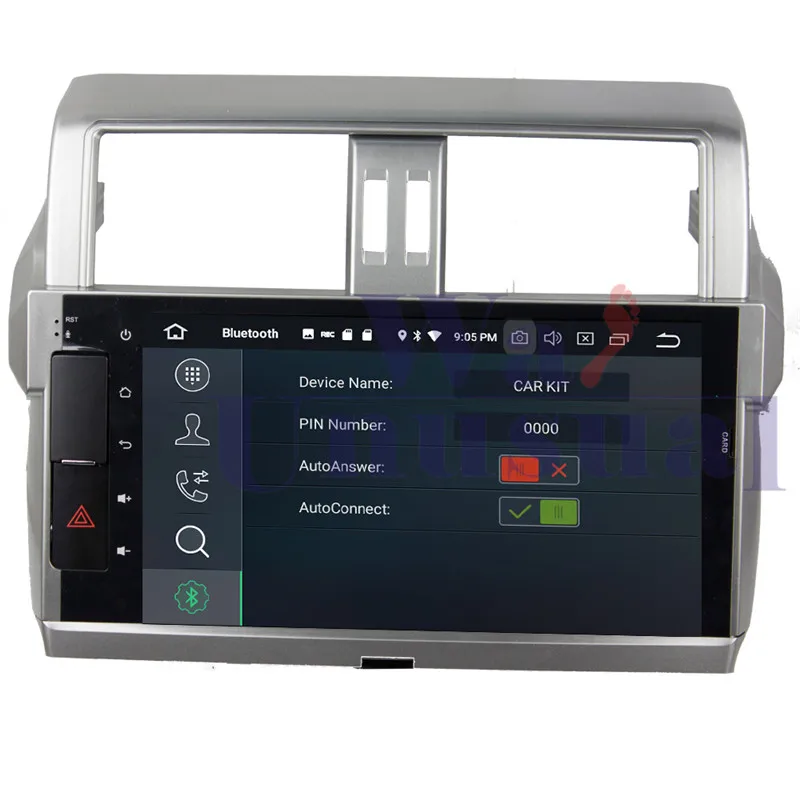 Автомагнитола wanобычно Android 9 0 для Toyota PRADO 2014 2015 GPS навигатор проигрыватель без DVD