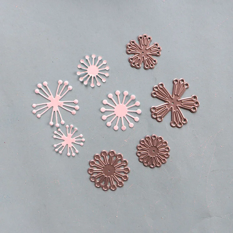 

DUOFEN METAL CUTTING DIES small flowers set embossing stencil DIY Scrapbook Paper Album 2019 new