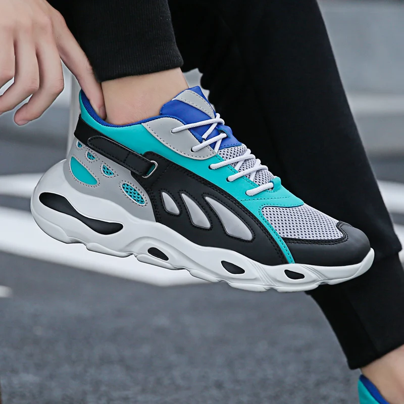 2019 New Spring Autumn Men Casual Shoes Comfortable Platform Sneakers Femme Mixed Color Trainers Chaussure | Обувь