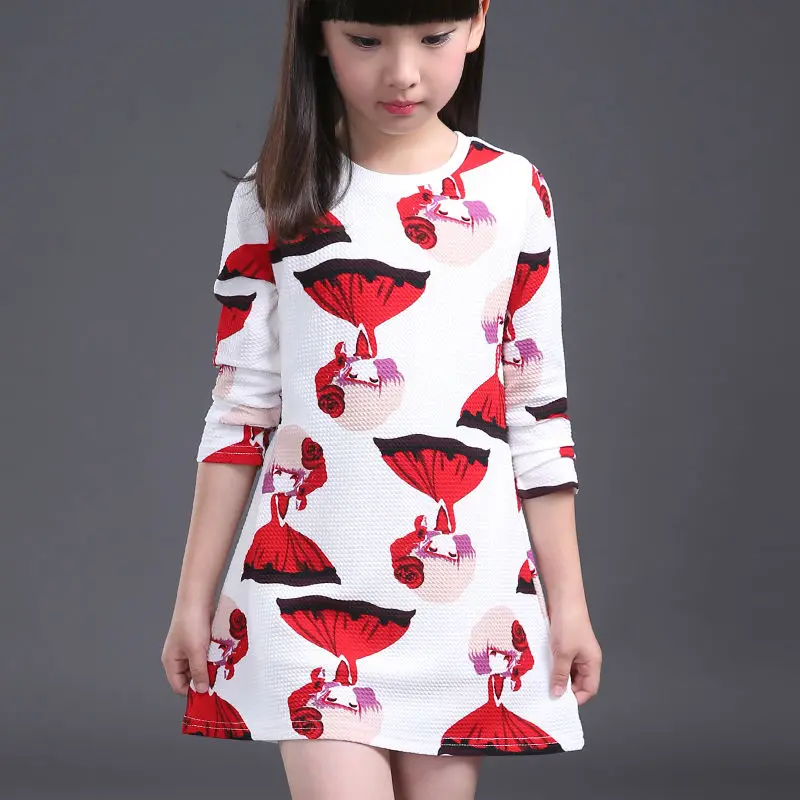Новые красивые детские платья для девочек с рисунками персонажей детская одежда