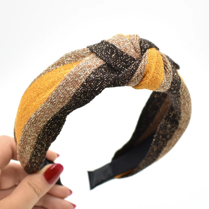 New Arrival 40Colors Drill Lace Hair Knotted Hair Band for Women Headbands Hairbands Hair Hoop Headwear Hair Accessories - Цвет: 51