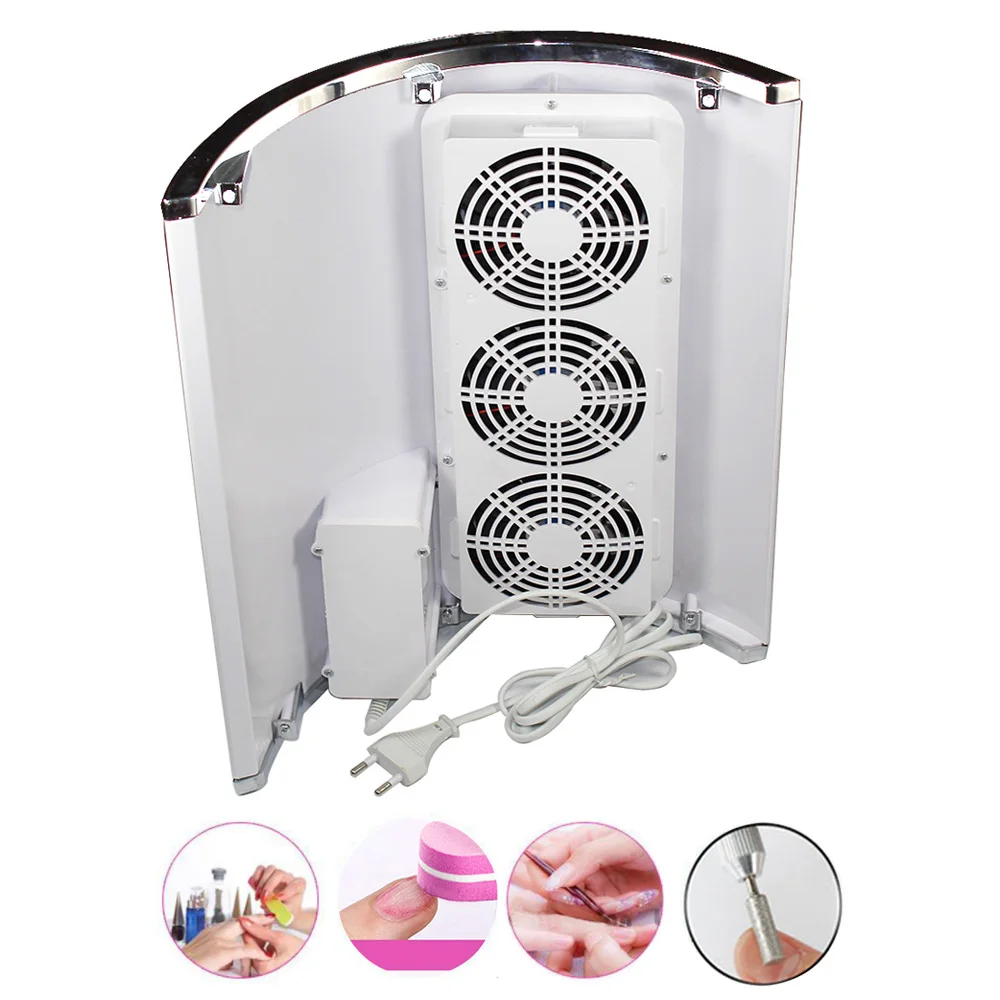 Мощный коллектор для всасывания пыли с ногтей 3 вентилятора пылесос маникюрные