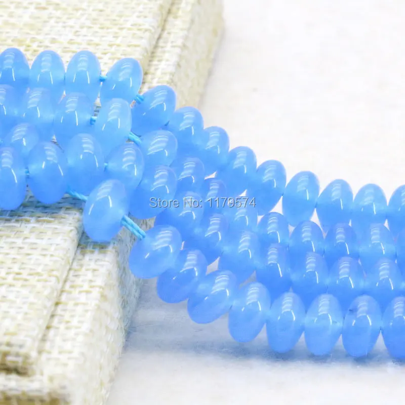 

5*8mm Clear Aquarine-SkyBlue Accessories Craft Loose Beads Accessory Parts Abacus DIY Stone Faceted Jewelry Making Design 15inch