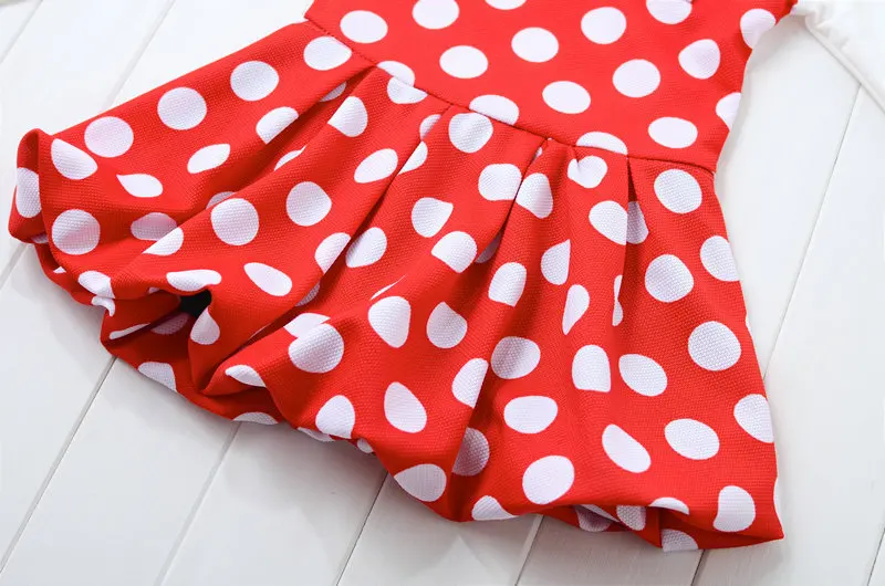 BibiCola/платье для маленьких девочек платье принцессы в горошек европейском стиле