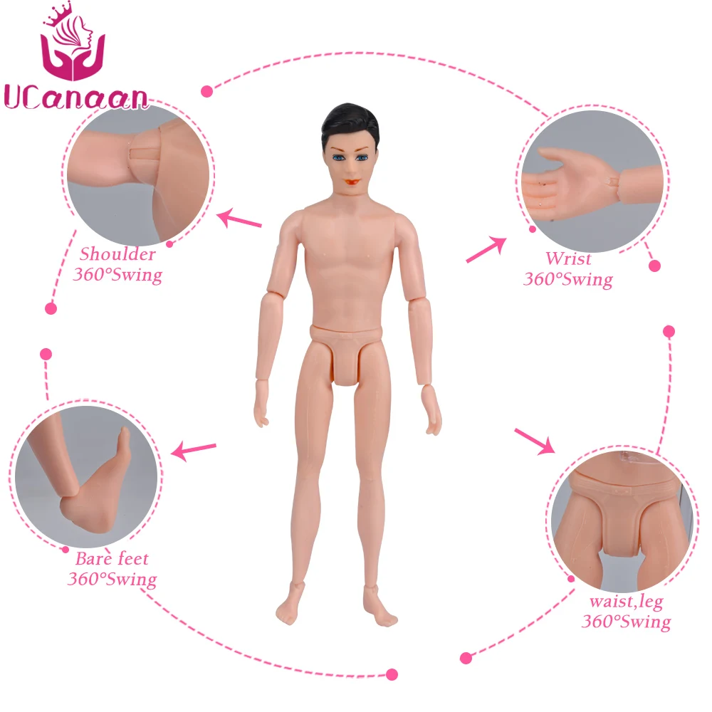 Кукла UCanaan Boy Friend KEN повседневная одежда 30 см игрушки для детей 14 шарнирных моделей
