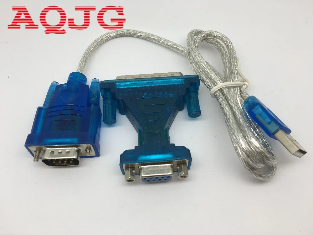 Новый USB 2 0 к RS232 com порт 9 контактный последовательный DB25 DB9 адаптер кабель