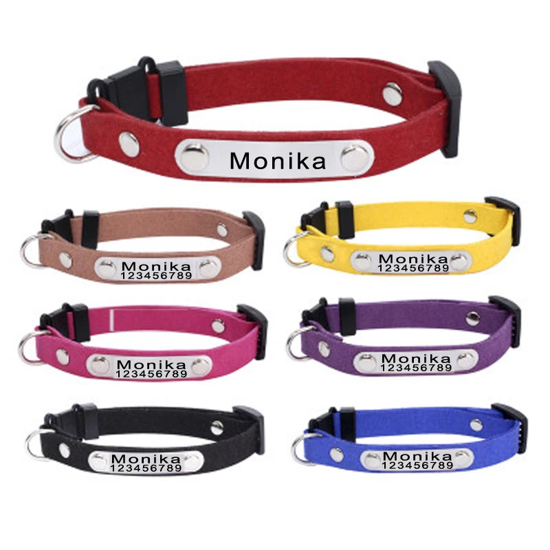 Дропшиппинг персонализированные пользовательские Кошка Воротник