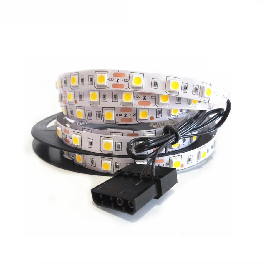 Светодиодная лента 2835 5630 5050 SMD не водонепроницаемая 60 светодиодов/м 12 В