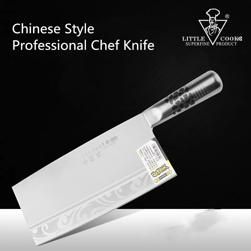 

LittleCook трехслойный 5Cr15Mov стальной кухонный нож для шеф-повара, специальный нож для резки курицы, утки, костяного ножа, нарезки мясные овощные ...