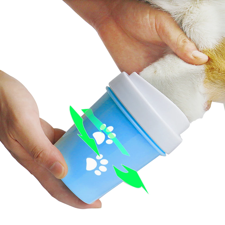 Приспособление для очистки лап грязной собак мягкая силиконовая расческа
