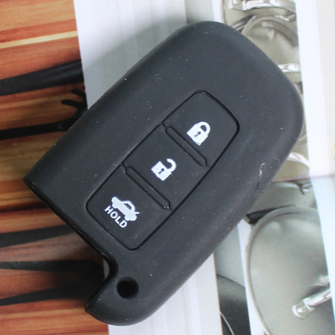 

Dewtreetali Silicone Cover Car Key Case Fit For Hyundai Solaris HB20 Veloster SR IX35 Accent Elantra i30 Smart Remote Key