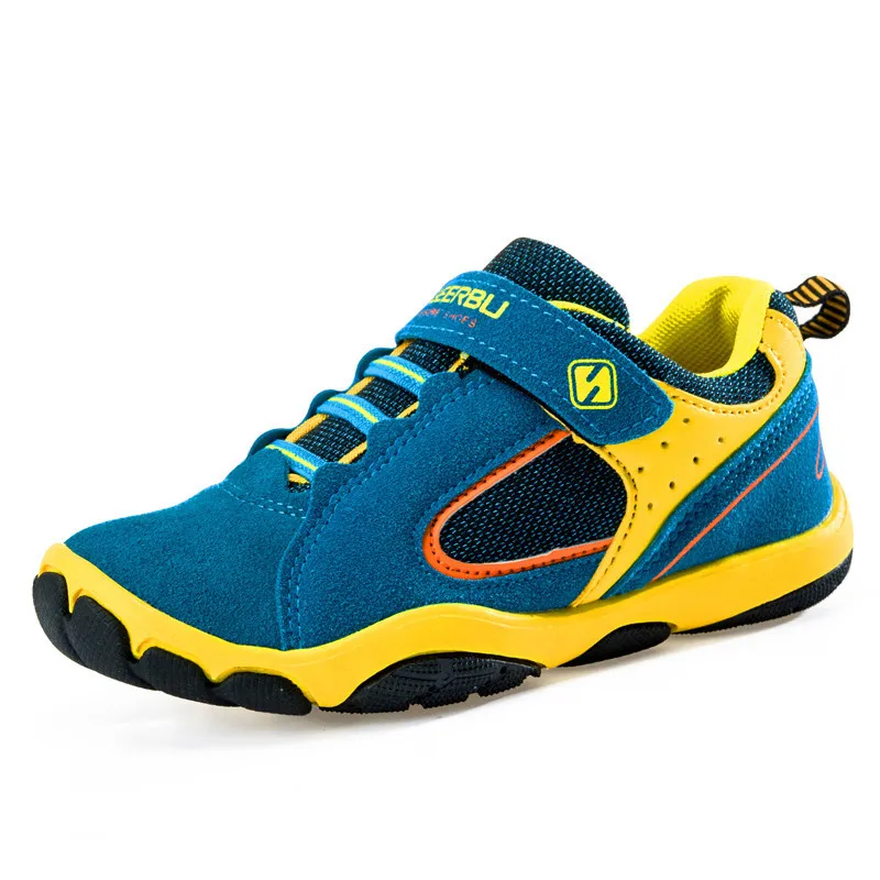 Дышащая Детская Обувь Девушки Парни Новый Бренд Дети Кожаные Кроссовки