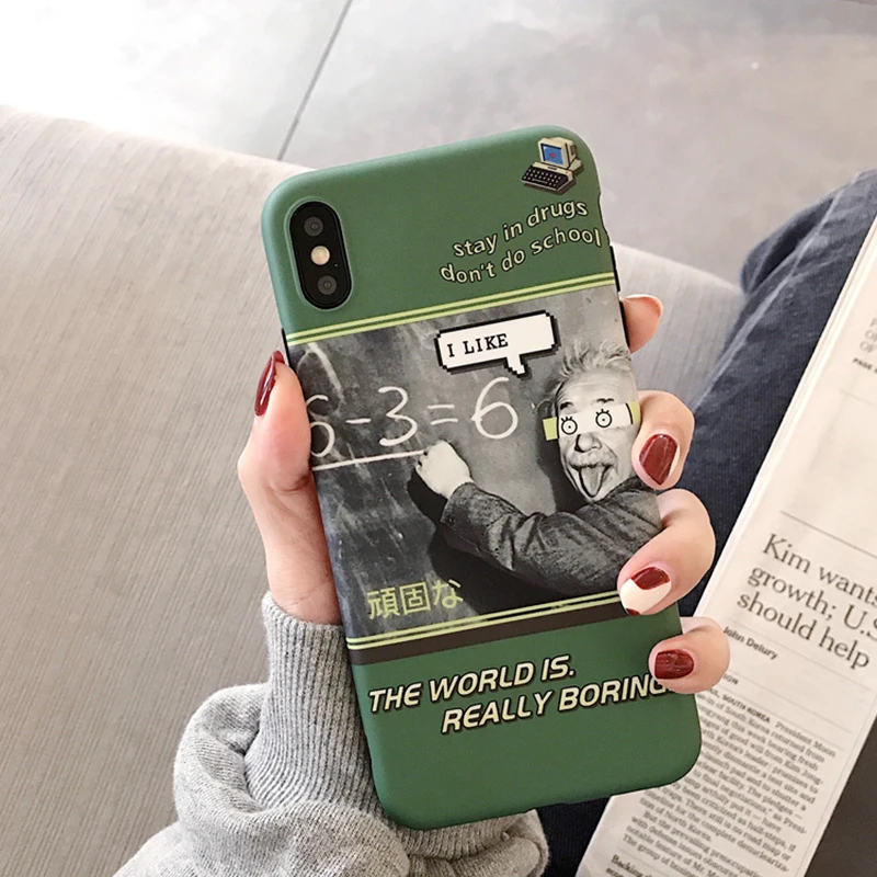 GlamPhoneCase персонажа из мультфильма чехол для телефона для iPhone 7 8 Plus XS Max XR смешные случаи для iPhone X 8 7 6 6 S Plus Мягкие TPU крышка
