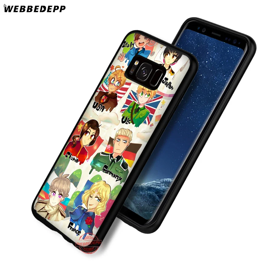 WEBBEDEPP Hetalia Axis Powers мягкий чехол для Samsung A6 A7 A8 A9 J6 2018 S6 S7 S8 S9 S10E S20 Ultra Note 8 9 10 Lite Plus |