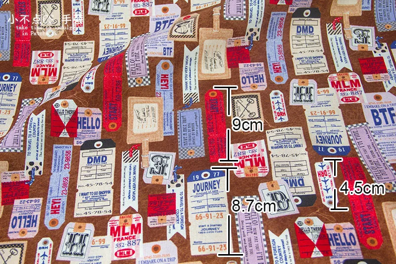 Японская Лоскутная стеганая ткань длиной до половины метра 100% хлопчатобумажная