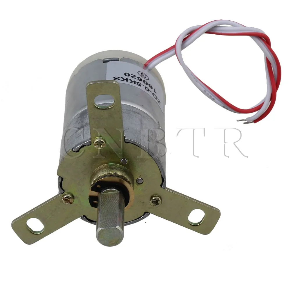 Pacote de 5 Cnbtr Prata High Torque v 0.5 k 25 Rpm Gear-box Stabilivolt Electric Motor Diâmetro 32mm 12