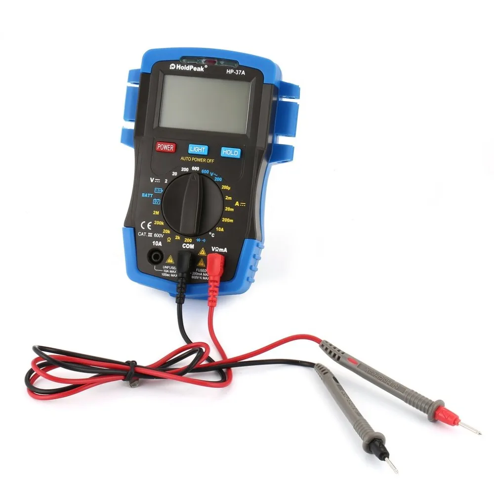 DC/AC Digital Multimeter HP-37A/HP-37B/HP-37C/HP-37K Temperature Resistance Capacitance Frequency Duty Cycle Tester Meter | Инструменты
