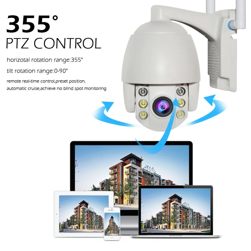YSA 4G сим карты купольная PTZ IP Камера 1080P Беспроводной Wi Fi мини звездного неба