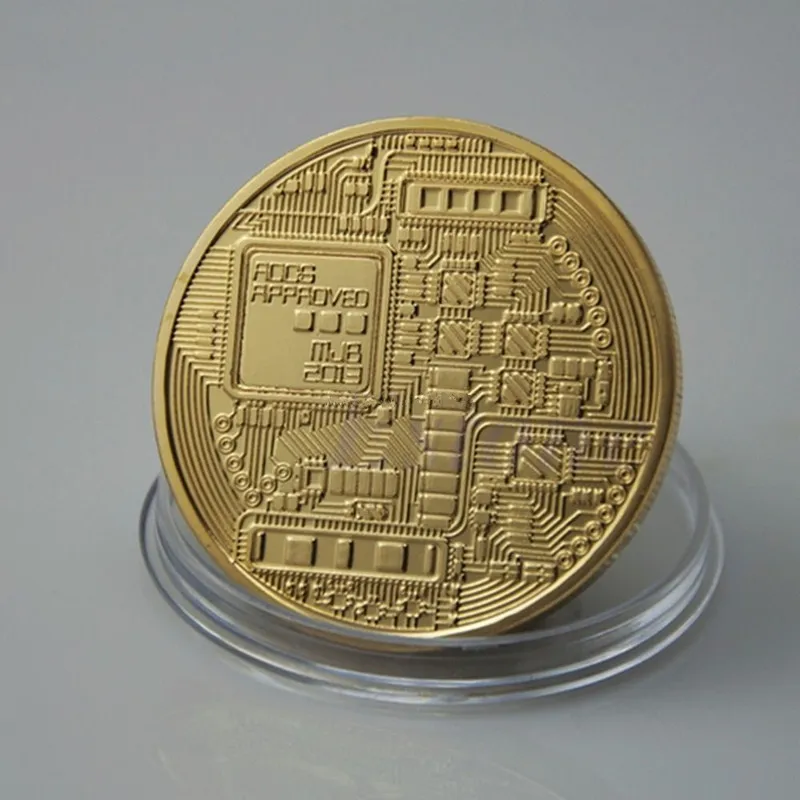 

Casascius Bit Coin bitcoin Bronze Physical Bitcoins Coin Collectible Gift BTC Coin Art Collection Physical
