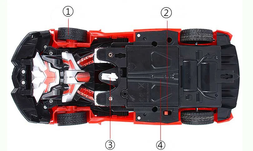 2in1 RC автомобиль спортивный автомобиль трансформации роботы модели Дистанционное управление деформации автомобиля RC боевые игрушки kidsChildren подарок на день рождения