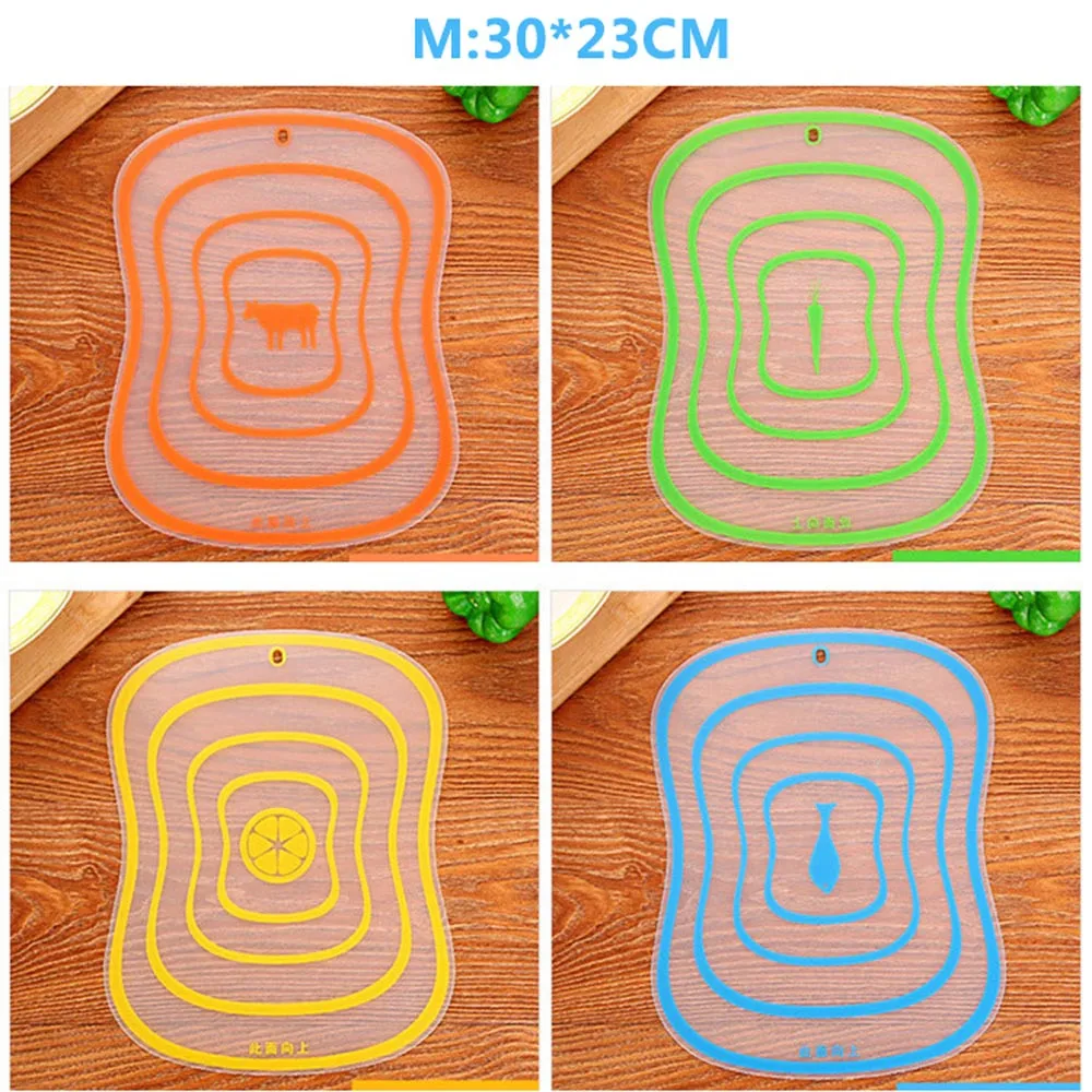 5 шт. пластиковая Нескользящая разделочная доска для овощей и мяса | Дом сад